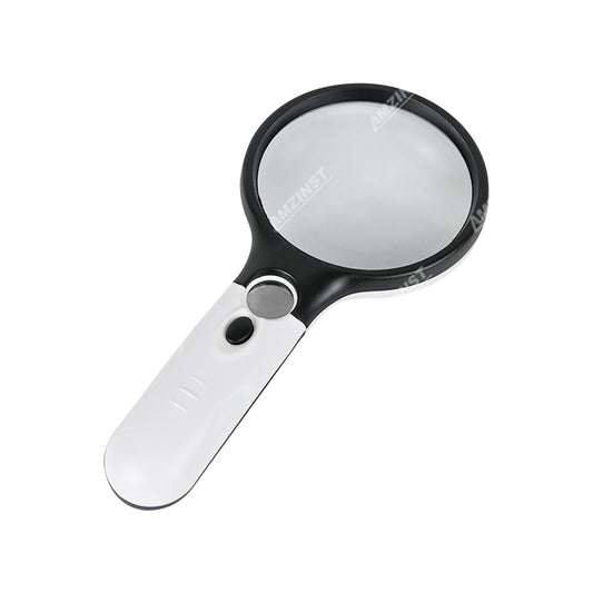 LPM-1030LED 10X and 30X Handheld LED Magnifier with 88mm Achromatic Glass Lens
