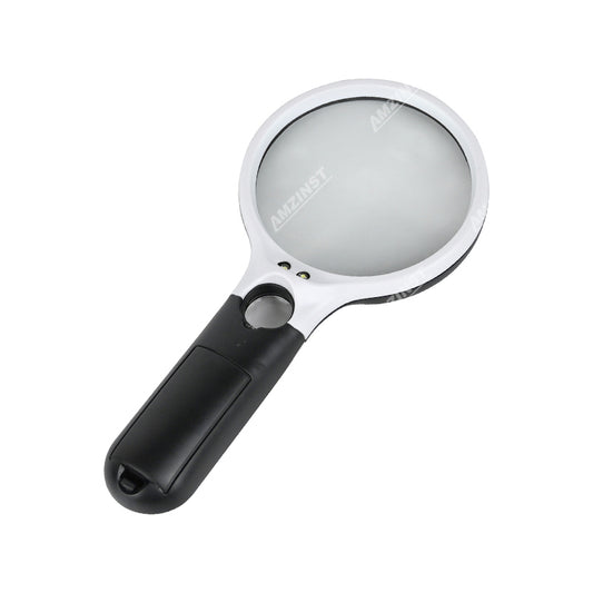 LPM-1030LED 10X and 30X Handheld LED Magnifier with 88mm Achromatic Glass Lens