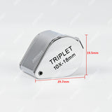 LPM-5032A Ручная лупа серебристого цвета 10x - 18 мм LPM-5032A Ручная лупа серебристого цвета 10x - 18 мм