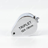 LPM-5032A Ручная лупа серебристого цвета 10x - 18 мм LPM-5032A Ручная лупа серебристого цвета 10x - 18 мм