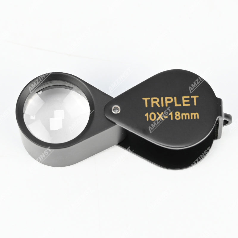 LPM -5032B Schwarzer Farb -Handloupe 10x - 18 mm LPM -5032B Schwarzer Farb -Handloupe 10x - 18 mm