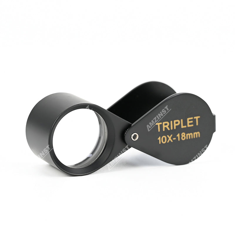 LPM -5032B Schwarzer Farb -Handloupe 10x - 18 mm LPM -5032B Schwarzer Farb -Handloupe 10x - 18 mm