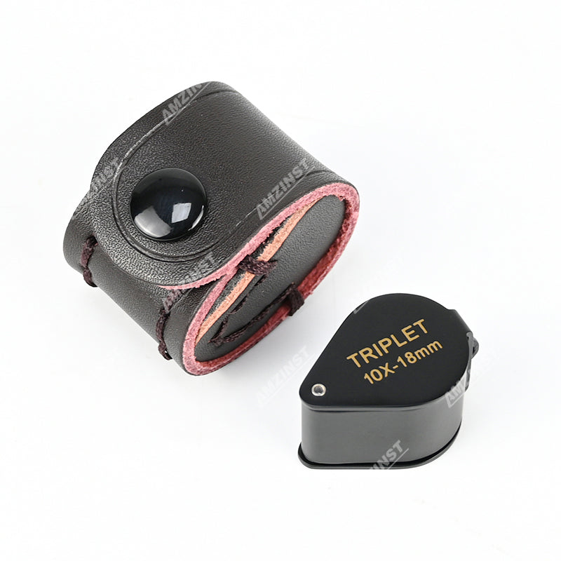 LPM -5032B Schwarzer Farb -Handloupe 10x - 18 mm LPM -5032B Schwarzer Farb -Handloupe 10x - 18 mm