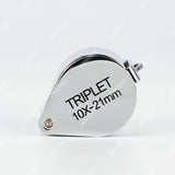 LPM-5038A Ручная лупа серебристого цвета 10x - 21 мм LPM-5038A Ручная лупа серебристого цвета 10x - 21 мм