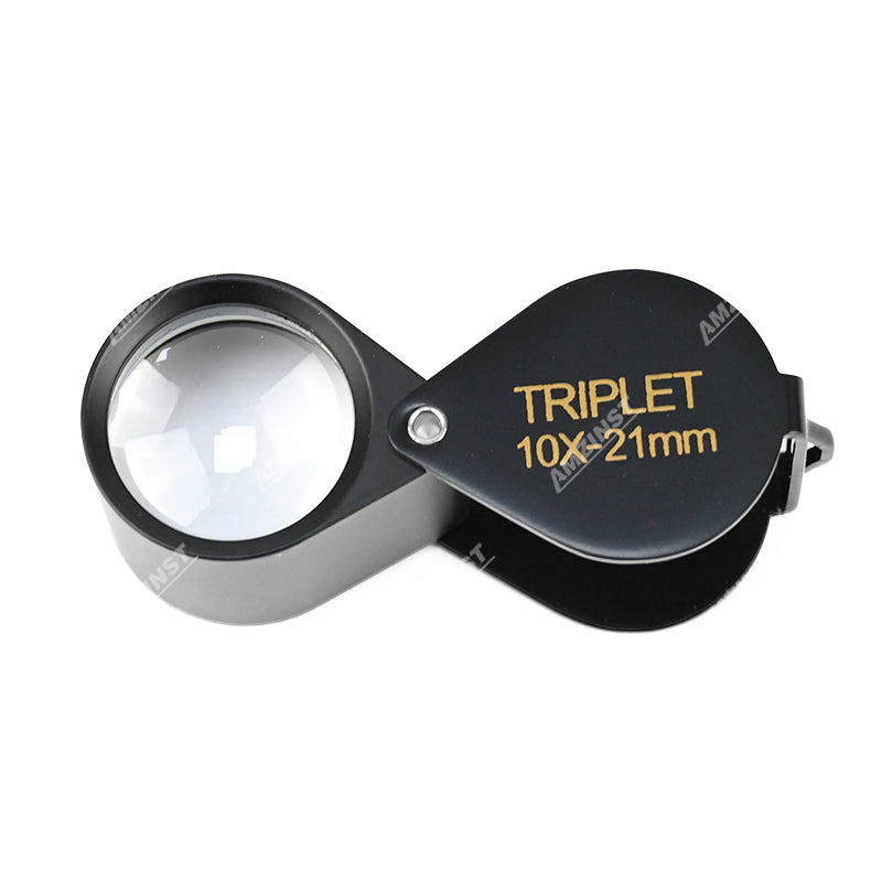 LPM-5038B Ручная лупа черного цвета 10x - 21 мм LPM-5038B Ручная лупа черного цвета 10x - 21 мм