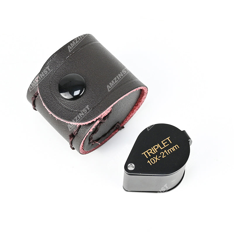 LPM-5038B Ручная лупа черного цвета 10x - 21 мм LPM-5038B Ручная лупа черного цвета 10x - 21 мм