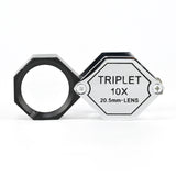 LPM-5507A Ручная лупа серебристого цвета 10x - 20,5 мм LPM-5507A Ручная лупа серебристого цвета 10x - 20,5 мм