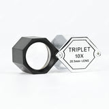 LPM-5507A Ручная лупа серебристого цвета 10x - 20,5 мм LPM-5507A Ручная лупа серебристого цвета 10x - 20,5 мм