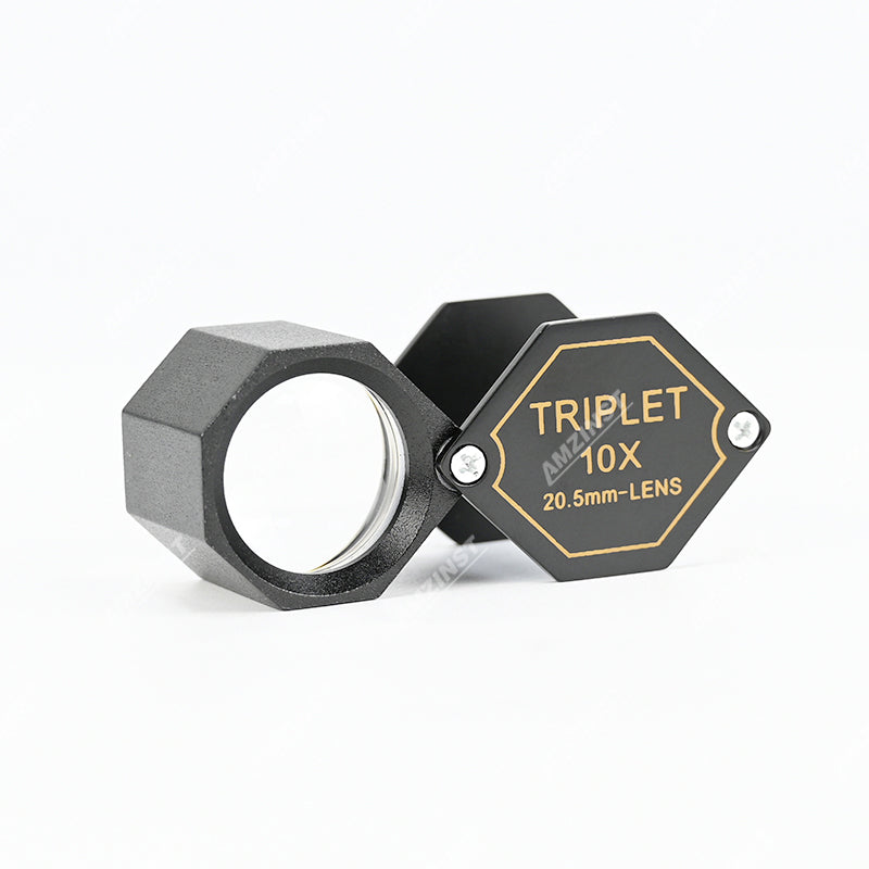 LPM-5507B Ручная лупа черного цвета 10x - 20,5 мм LPM-5507B Ручная лупа черного цвета 10x - 20,5 мм