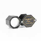 LPM-5507B Ручная лупа черного цвета 10x - 20,5 мм LPM-5507B Ручная лупа черного цвета 10x - 20,5 мм