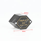 LPM-5507B Ручная лупа черного цвета 10x - 20,5 мм LPM-5507B Ручная лупа черного цвета 10x - 20,5 мм