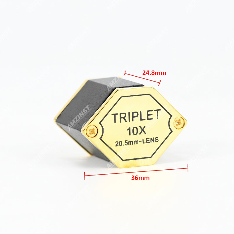 LPM -5507C Gold Color Handloupe 10x - 20,5 mm LPM -5507C Gold Color Handloupe 10x - 20,5 mm