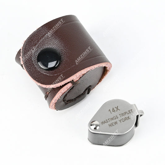 LPM-5903 Серебряная ручная лупа 14x