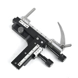 MS-38 Biological Microscope Accessories Metal Attachable Mechanical Stage X-Y Movable Stage with Scale Ruler MS-38 Biological Microscope Accessories Metal Attachable Mechanical Stage X-Y Movable Stage with Scale Ruler