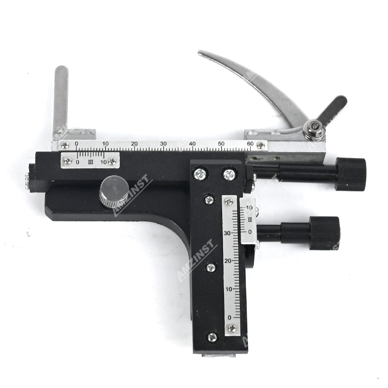 MS-38 Biological Microscope Accessories Metal Attachable Mechanical Stage X-Y Movable Stage with Scale Ruler MS-38 Biological Microscope Accessories Metal Attachable Mechanical Stage X-Y Movable Stage with Scale Ruler