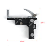 Accesorios de microscopio biológico MS-38 Etapa mecánica de metal Atacable Etapa móvil con regla de escala Accesorios de microscopio biológico MS-38 Etapa mecánica de metal Atacable Etapa móvil con regla de escala