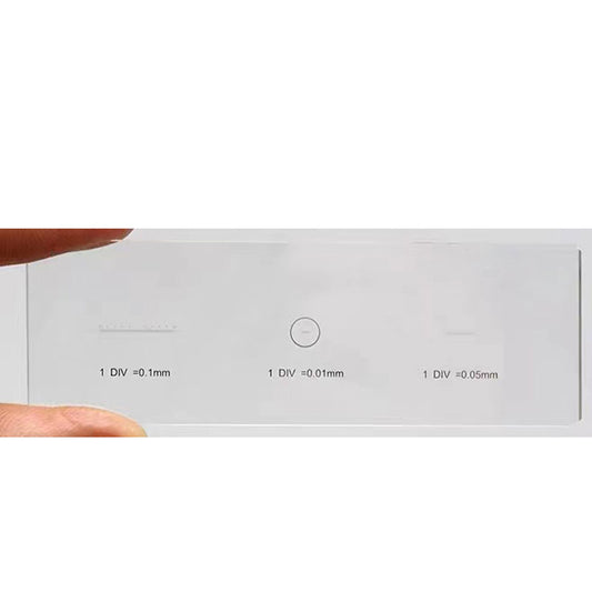 MS-3V Micrometer calibration slider with triple axis (0.1/0.05/0.01mm)
