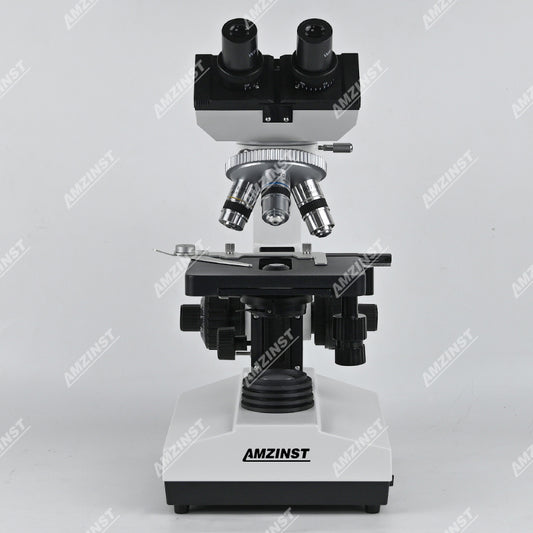 Бинокулярный биологический микроскоп NK-107B 40X-1600X