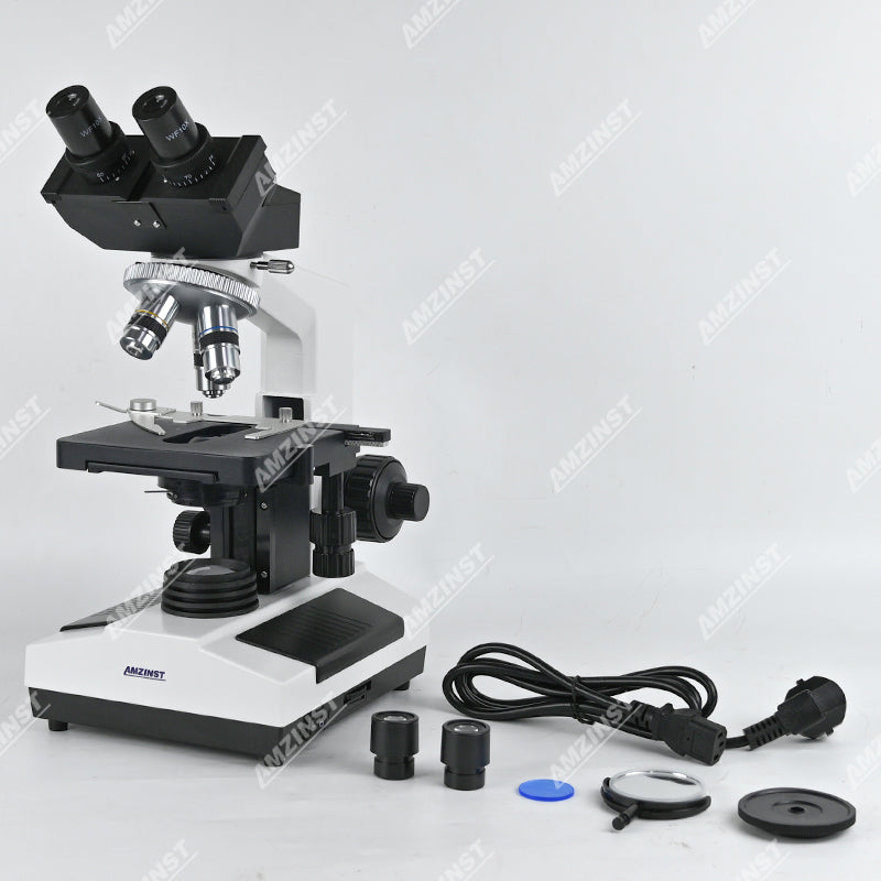 Бинокулярный биологический микроскоп NK-107PB 40X-1600X Бинокулярный биологический микроскоп NK-107PB 40X-1600X