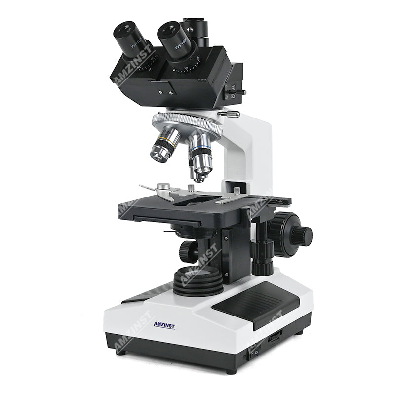 NK-107PT 40X-1600X тринокулярный биологический микроскоп NK-107PT 40X-1600X тринокулярный биологический микроскоп
