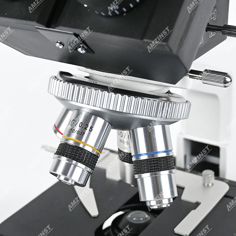 NK-107PT 40X-1600X тринокулярный биологический микроскоп NK-107PT 40X-1600X тринокулярный биологический микроскоп