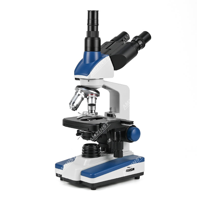 NK-210T 40X-2500X Классический светодиодный тринокулярный светлопольный биологический микроскоп  NK-210T 40X-2500X Классический светодиодный тринокулярный светлопольный биологический микроскоп