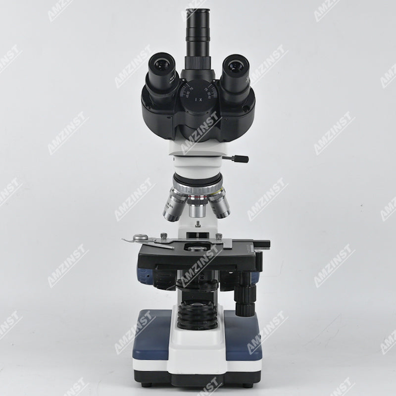 NK-350T 40X-2500X тринокулярный биологический микроскоп с ручкой  NK-350T 40X-2500X тринокулярный биологический микроскоп с ручкой