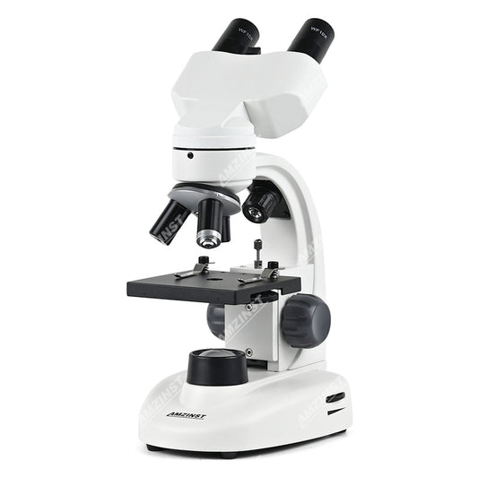 NK-T18B 40x-400x бинокулярный студенческий микроскоп со светодиодной подсветкой