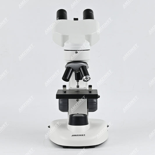 NK-T18B 40x-400x бинокулярный студенческий микроскоп со светодиодной подсветкой