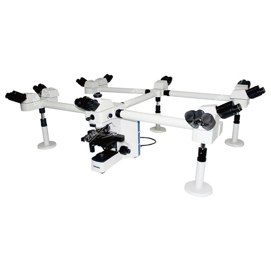 Microscopio biológico multiobservador NK-X40H6 para 10 personas