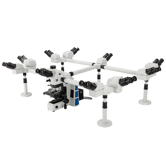 Microscopio biológico multiobservador NK-X40H6 para 10 personas