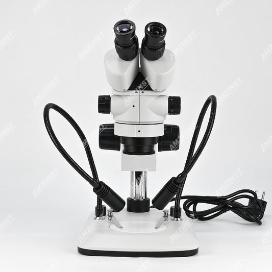 Стереомикроскоп NZM0745B-D9 с увеличением 0,7X-4,5X и двойным осветителем
