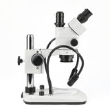 Стереомикроскоп NZM0745T-D9 с увеличением 0,7X-4,5X и двойным осветителем Стереомикроскоп NZM0745T-D9 с увеличением 0,7X-4,5X и двойным осветителем