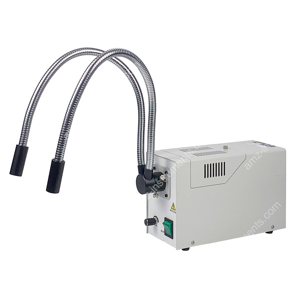 OFH-150 150 Вт галогенный холодноволоконный двойной осветитель для микроскопа с гибкой шеей OFH-150 150 Вт галогенный холодноволоконный двойной осветитель для микроскопа с гибкой шеей