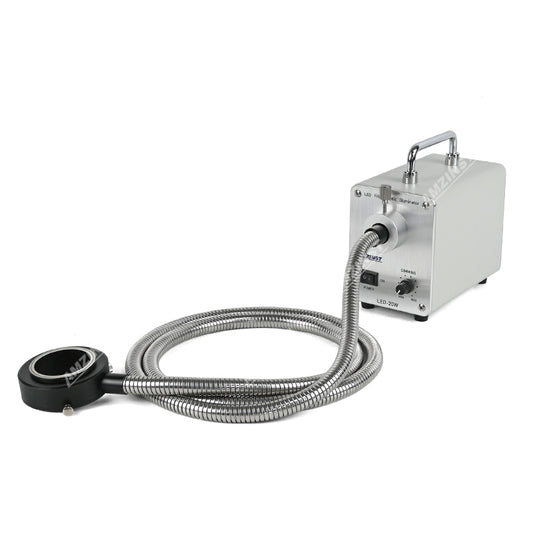 OFL-20CR 20 Вт волоконно-оптический микроскоп O-Ring Light Illuminator с внутренним диаметром 58,53 мм