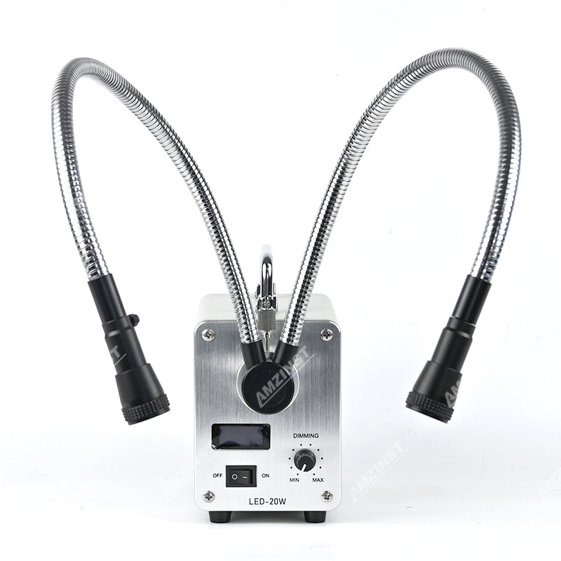 OFL-L20PR 20W светодиодный волоконно-оптический двойной светильник на гибкой стойке с ЖК-индикацией OFL-L20PR 20W светодиодный волоконно-оптический двойной светильник на гибкой стойке с ЖК-индикацией