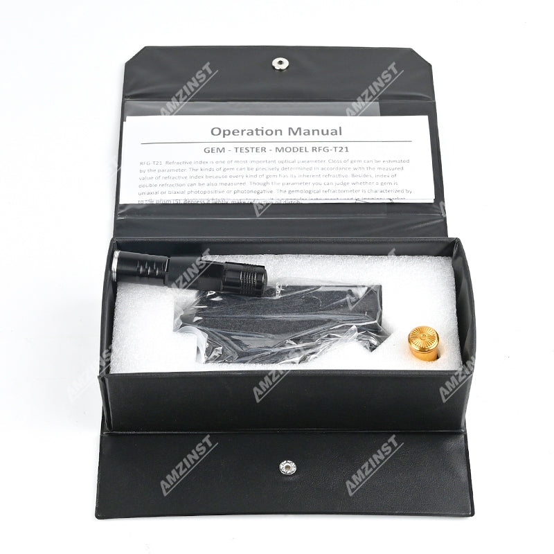 RFG-T21 Ручной рефрактометр для драгоценных камней Питание от внешнего фонарика RFG-T21 Ручной рефрактометр для драгоценных камней Питание от внешнего фонарика