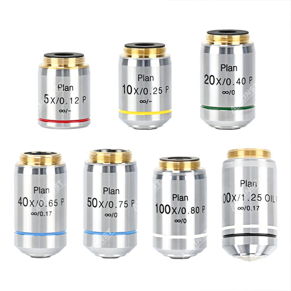 Strain-Free Plan Achromatic Objective for APM- 50 Series Polarizing Microscope Strain-Free Plan Achromatic Objective for APM- 50 Series Polarizing Microscope