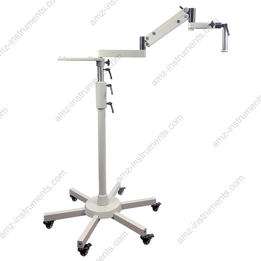 T-P14G2 Articulating Arm Stand With Heavy-duty Floor Rolling Stand