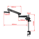 T-P8 Articulating Arm Stand With C-Clamp and 76mm Focus Mount T-P8 Articulating Arm Stand With C-Clamp and 76mm Focus Mount