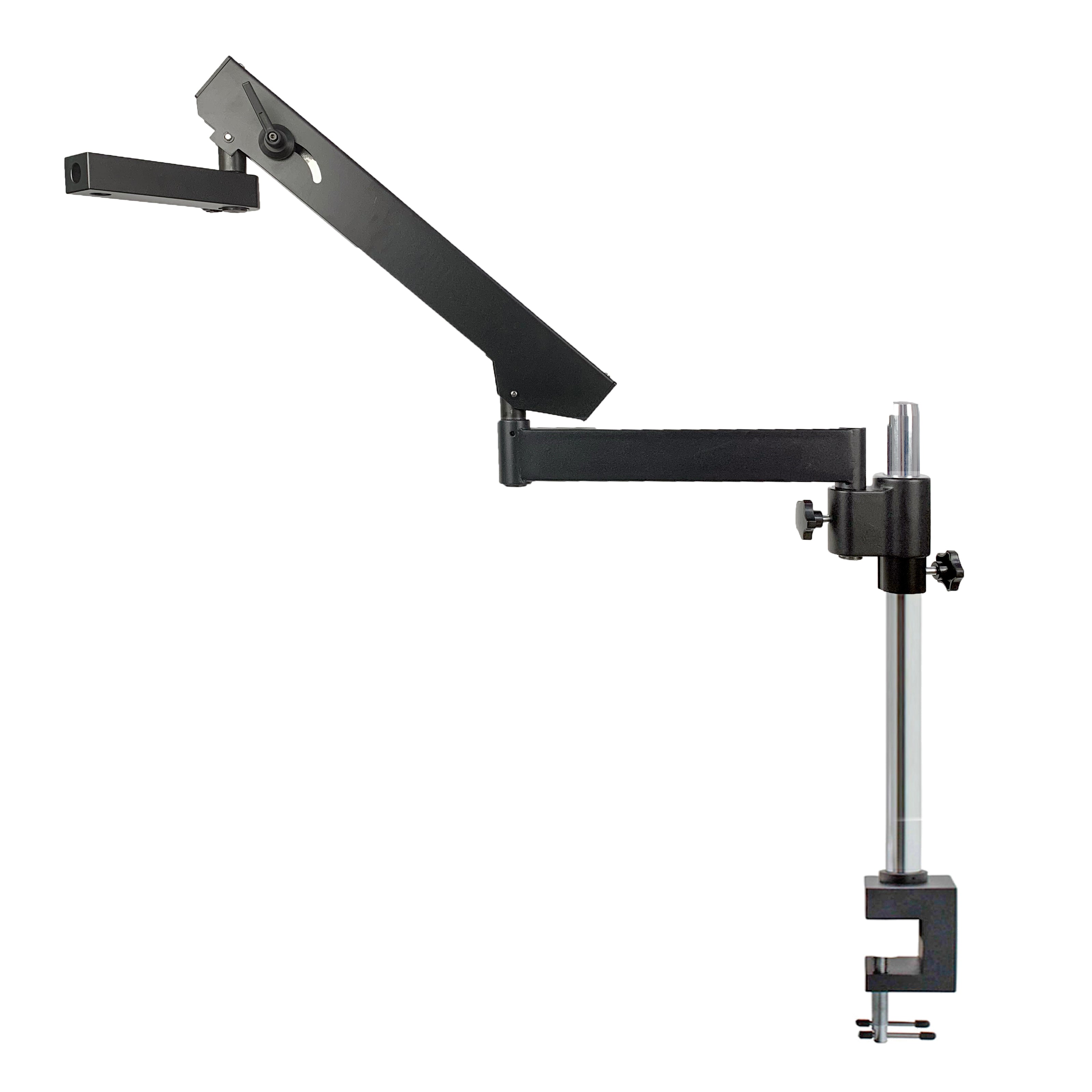 T-P8 Articulating Arm Stand With C-Clamp and 76mm Focus Mount T-P8 Articulating Arm Stand With C-Clamp and 76mm Focus Mount