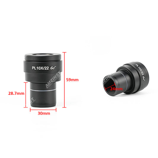 X40-10X22TR High Eye-point Wide Field Plan Eyepiece PL10X/22mm With Micrometer