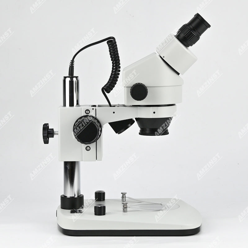 Бинокулярный стереомикроскоп ZM-2BD5L с увеличением 0,7X-4,5X Бинокулярный стереомикроскоп ZM-2BD5L с увеличением 0,7X-4,5X