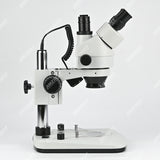 Тринокулярный стереомикроскоп ZM-2TD5L с увеличением 0,7X-4,5X Тринокулярный стереомикроскоп ZM-2TD5L с увеличением 0,7X-4,5X