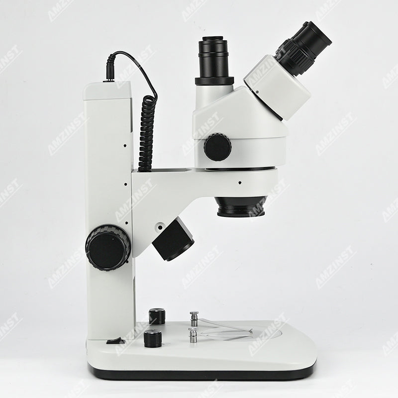 Тринокулярный стереомикроскоп ZM-2TD6 с увеличением 0,7X-4,5X Тринокулярный стереомикроскоп ZM-2TD6 с увеличением 0,7X-4,5X
