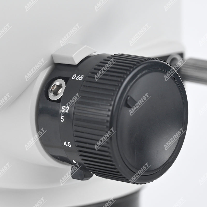 ZM-6552TH Greenough Zoom 0.65X-5.2X Trinocular Stereo Microscope Body With Light Split Optional ZM-6552TH Greenough Zoom 0.65X-5.2X Trinocular Stereo Microscope Body With Light Split Optional