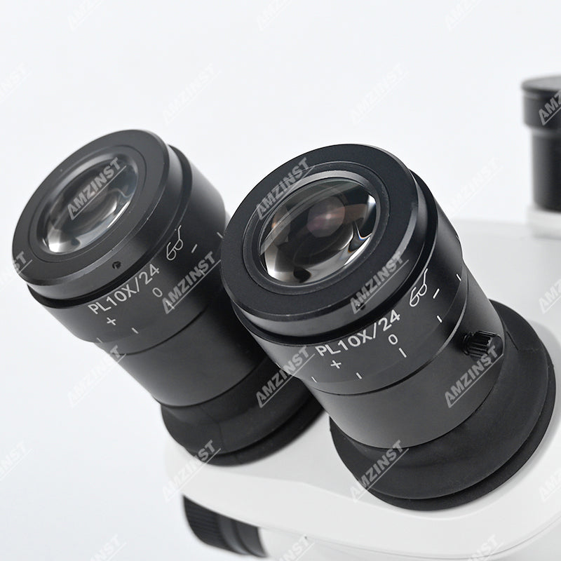 ZM-6552TH Greenough Zoom 0.65X-5.2X Trinocular Stereo Microscope Body With Light Split Optional ZM-6552TH Greenough Zoom 0.65X-5.2X Trinocular Stereo Microscope Body With Light Split Optional