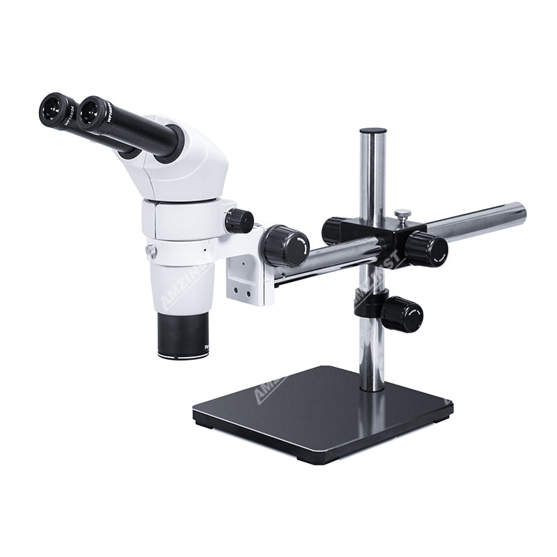 Бинокулярный стереомикроскоп серии ZM-80BP4 с параллельным увеличением и однорычажной стойкой T-P4  Бинокулярный стереомикроскоп серии ZM-80BP4 с параллельным увеличением и однорычажной стойкой T-P4