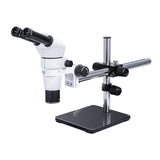 Бинокулярный стереомикроскоп серии ZM-80BP4 с параллельным увеличением и однорычажной стойкой T-P4  Бинокулярный стереомикроскоп серии ZM-80BP4 с параллельным увеличением и однорычажной стойкой T-P4