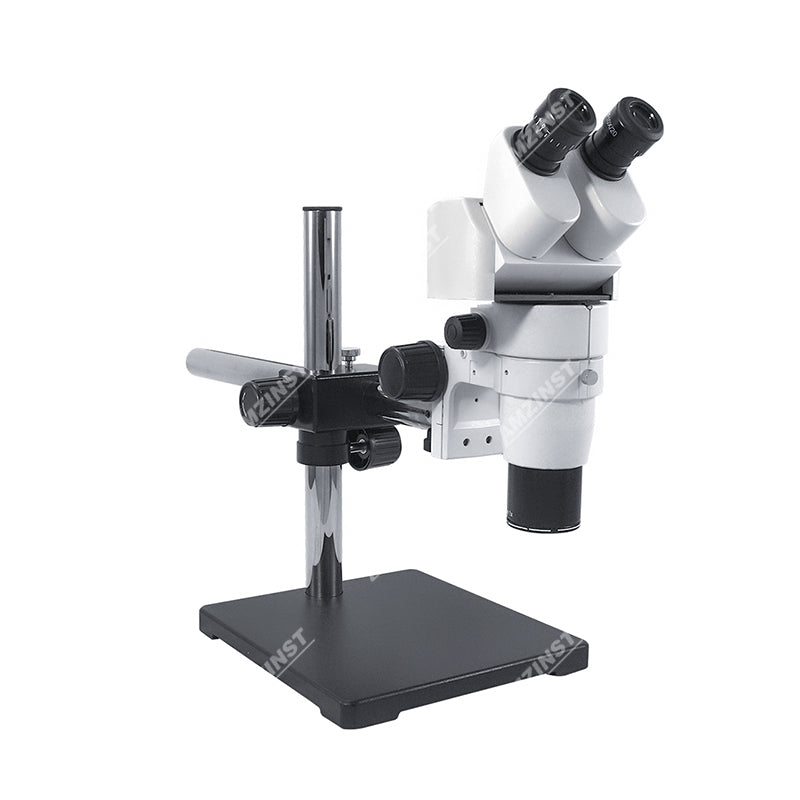 Стереомикроскоп ZM-80NBP4 серии Infinity Parallel Optical System с однорычажным штативом T-P4  Стереомикроскоп ZM-80NBP4 серии Infinity Parallel Optical System с однорычажным штативом T-P4